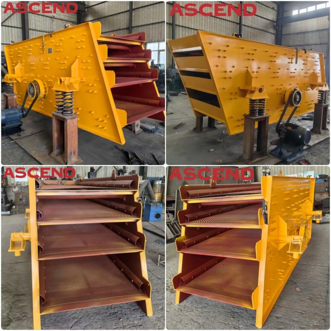Spolverizzi il setacciamento della vibrazione lavando gli schermi Shaker For Gold Mining Plant 160m3/H 0