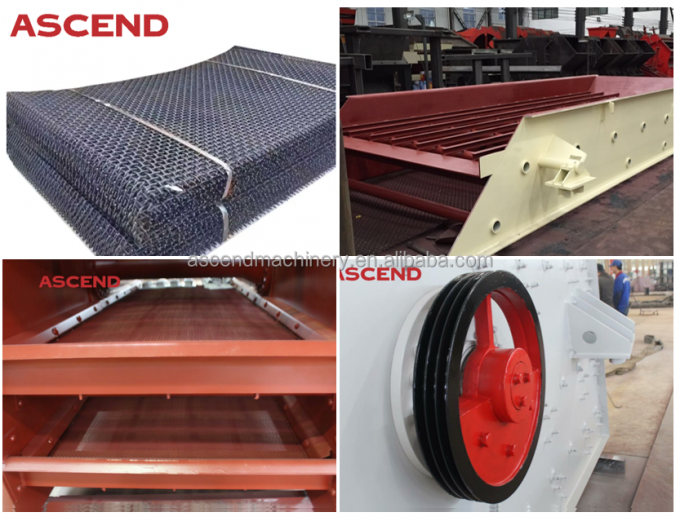 Spolverizzi il setacciamento della vibrazione lavando gli schermi Shaker For Gold Mining Plant 160m3/H 2