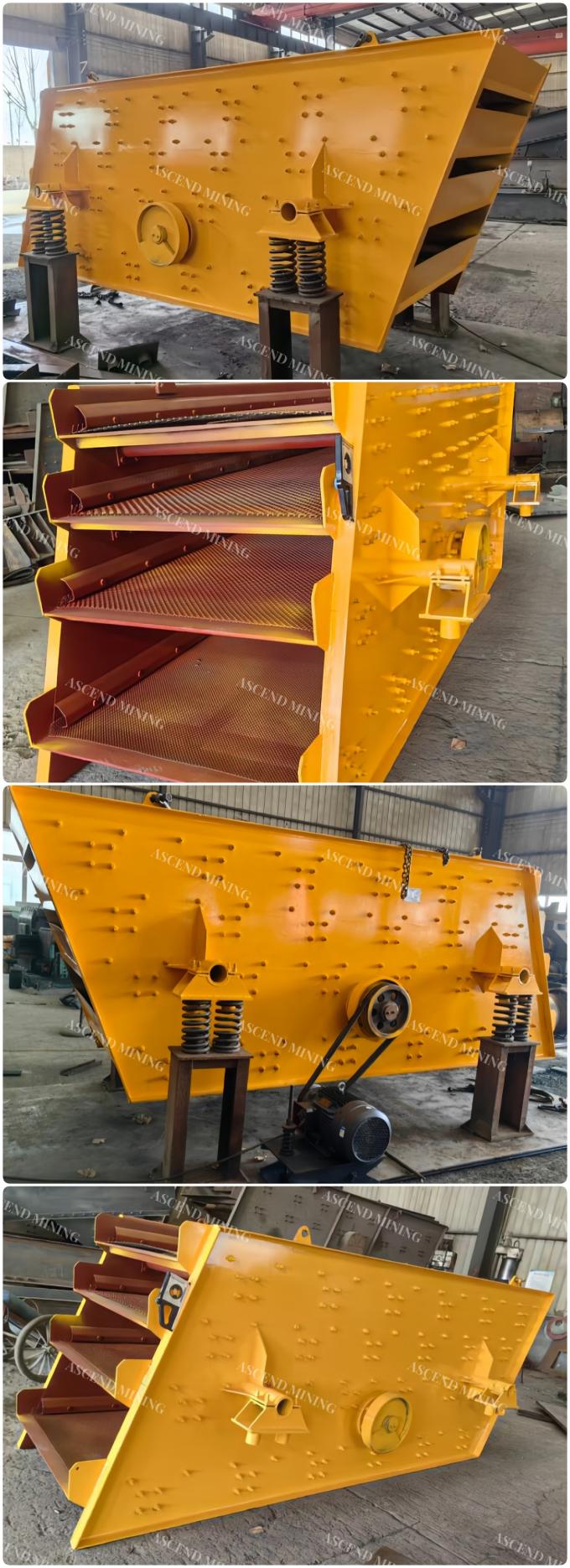 Spolverizzi il setacciamento della vibrazione lavando gli schermi Shaker For Gold Mining Plant 160m3/H 1