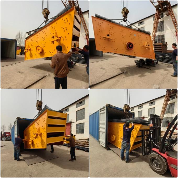 Spolverizzi il setacciamento della vibrazione lavando gli schermi Shaker For Gold Mining Plant 160m3/H 4