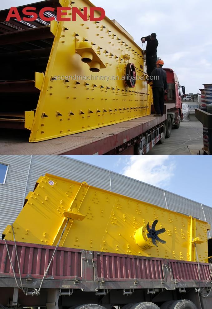 Spolverizzi il setacciamento della vibrazione lavando gli schermi Shaker For Gold Mining Plant 160m3/H 5