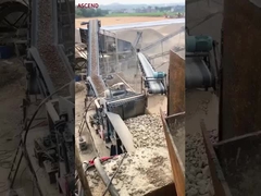 frantumiere a colpo per frantumare rifiuti di costruzione di minerali di roccia