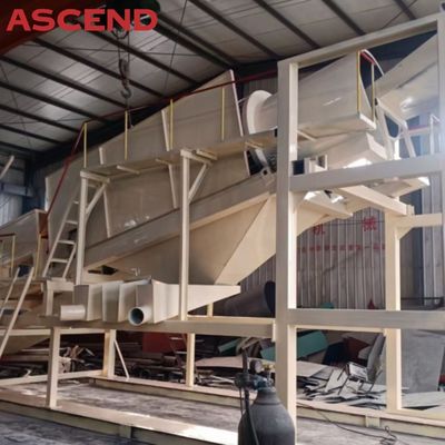 Professional model GTS20 alluvial gold washing machine with rotary trommel screen sluice box