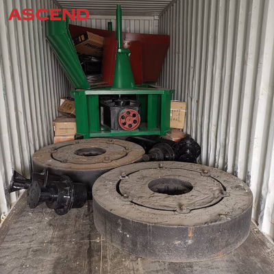 gold grinding milling machine wet pan mill output size 80 100 150 meshes