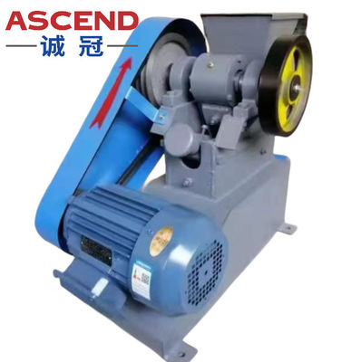 PE60x100 model basalt dolomite gravel small mini laboratory jaw crusher for testing with 50 60 kg/h