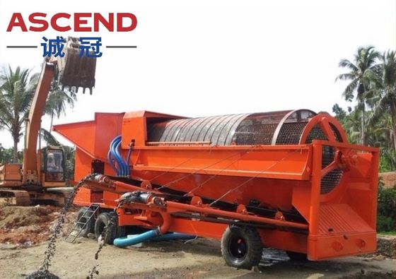 Gold Washing Plant Mining Machinery For Alluvial Placer Ore With 100 200 Tons Per Hour Capacity