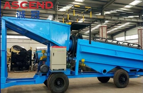 Gold Washing Plant Mining Machinery For Alluvial Placer Ore With 100 200 Tons Per Hour Capacity
