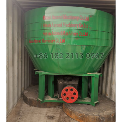Three Rollers Wet Pan Mill Gold Silver Ore Grinding Machine With 10 Bags Per Hour Discharging Size Less Than 200 Meshes